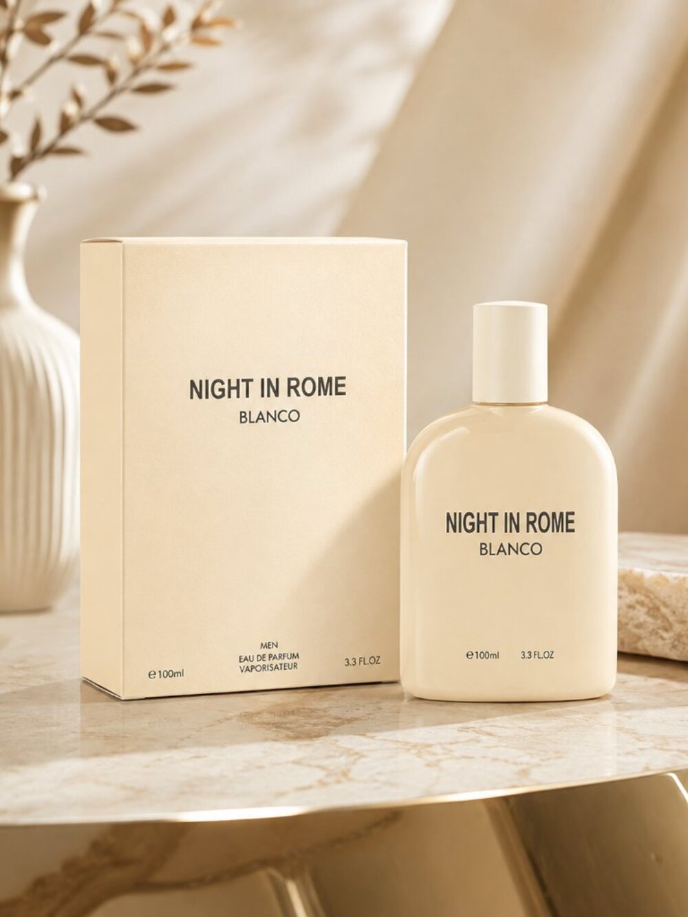 NIGHT IN ROME BLANCO SPRAY EDP FOR MEN 100ML 3.4 FL,Oz